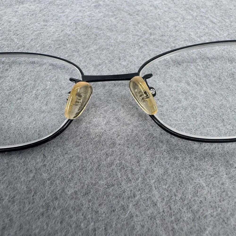 Bvlgari BV6131‎ Eyeglasses Frame 52-17-135 Black Oval Made in Italy COL.1 Case